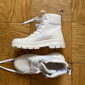 NEVER WORN Doc Marten White Boot Size 8